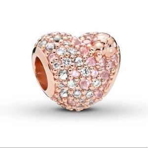 ❤️Pandora Rose Charm Gleaming Ladybird Heart